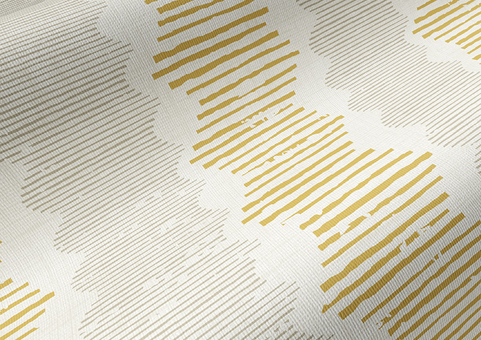 Zig Zag Stripe, Warming Yellow - Twist&Fit Roller Blind - Image 4